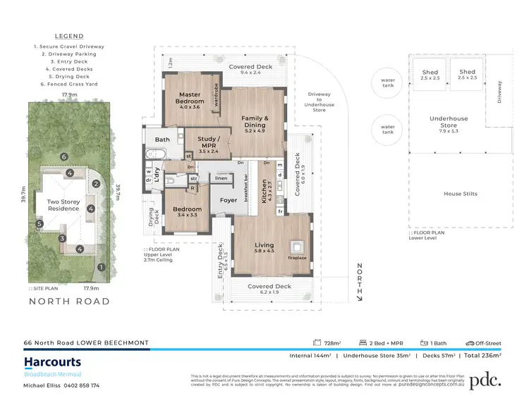 Floorplan of Homely house listing, 66 North Road, Lower Beechmont QLD 4211