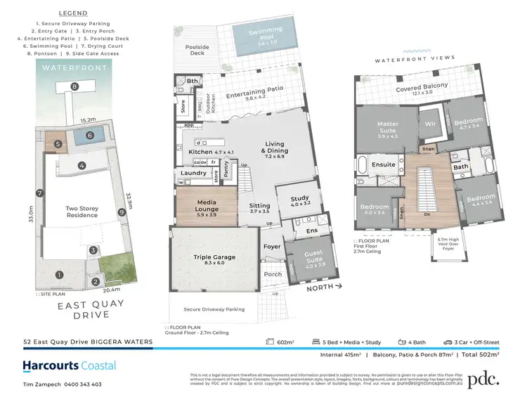 Floorplan of Homely house listing, 52 East Quay Drive, Biggera Waters QLD 4216
