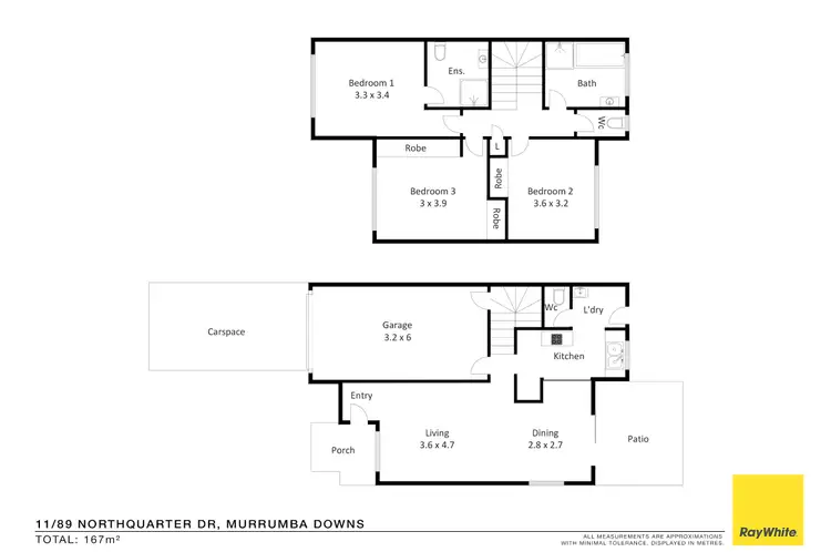 Floorplan of Homely townhouse listing, 11/89 Northquarter Drive, Murrumba Downs QLD 4503