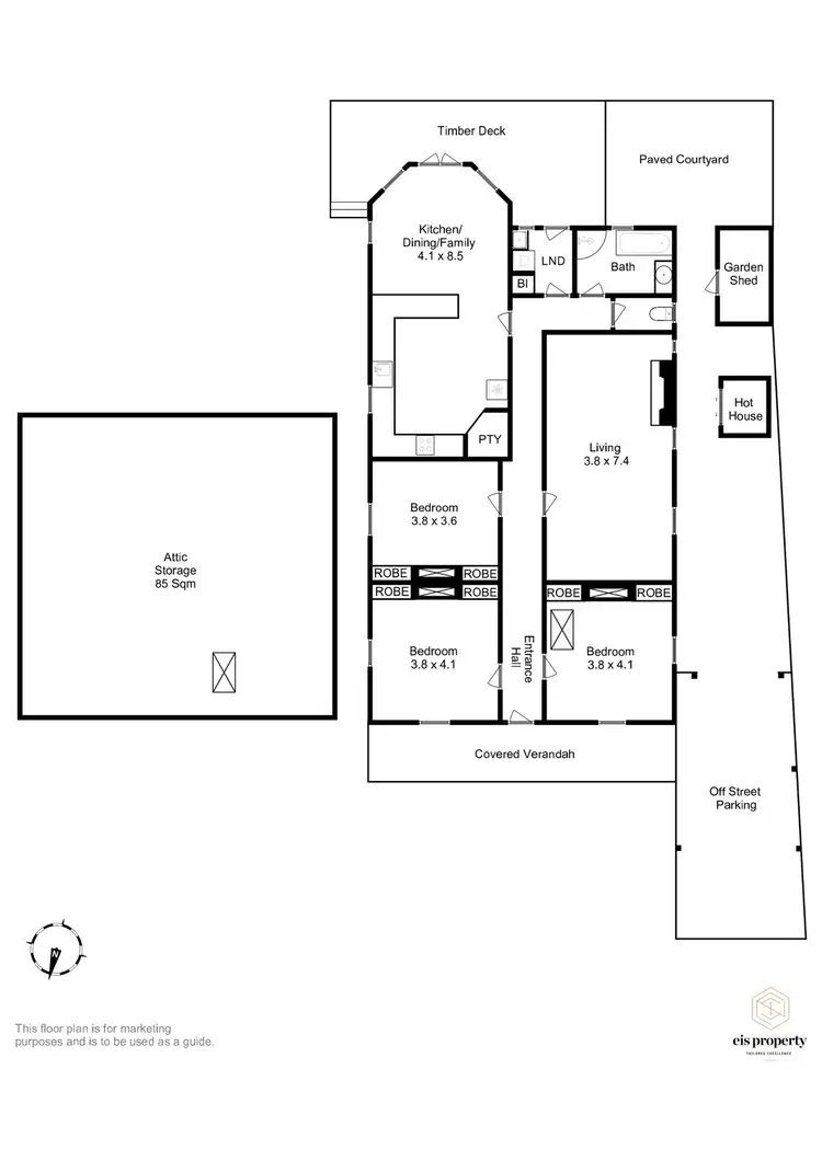 Floorplan of Homely house listing, 115 King Street, Sandy Bay TAS 7005