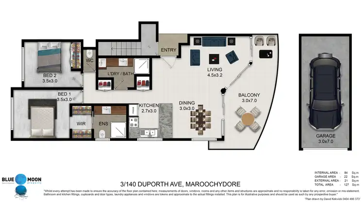 Floorplan of Homely unit listing, 3/140 Duporth Avenue, Maroochydore QLD 4558