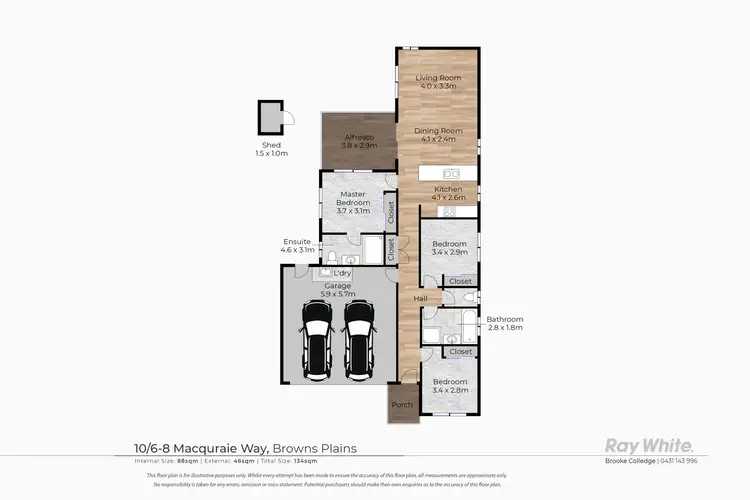 Floorplan of Homely house listing, 10/6-8 Macquarie Way, Browns Plains QLD 4118