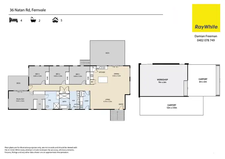 Floorplan of Homely house listing, 36 Natan Road, Fernvale QLD 4306