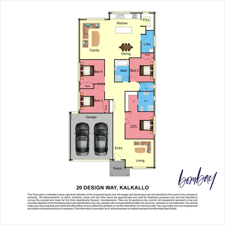 Floorplan of Homely house listing, 20 Design Way, Kalkallo VIC 3064