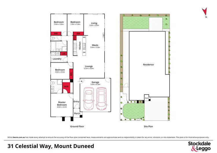 Floorplan of Homely house listing, 31 Celestial Way, Mount Duneed VIC 3217