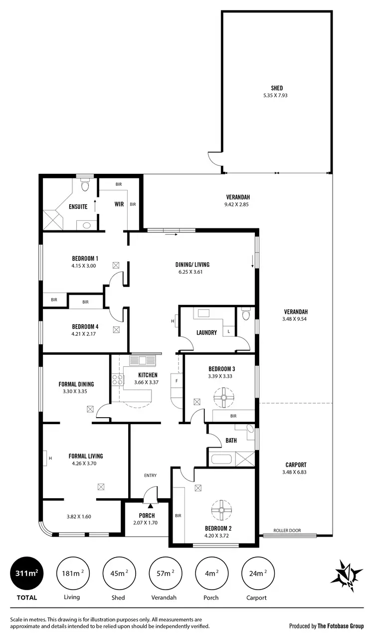 Floorplan of Homely house listing, 1128 Old Port Road, Hendon SA 5014