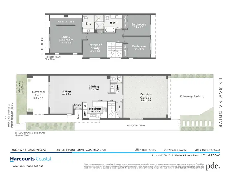 Floorplan of Homely townhouse listing, 38 La Savina Drive, Coombabah QLD 4216