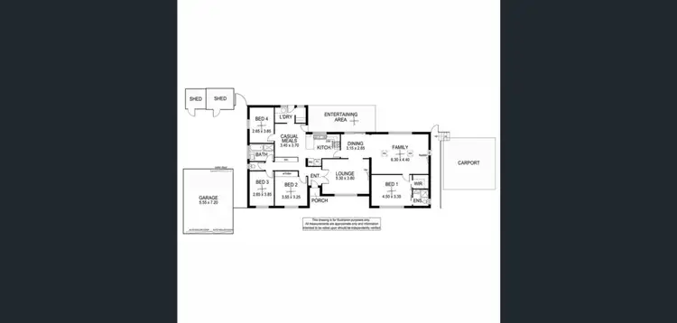 Floorplan of Homely house listing, 15 Heath Street, Bedford Park SA 5042