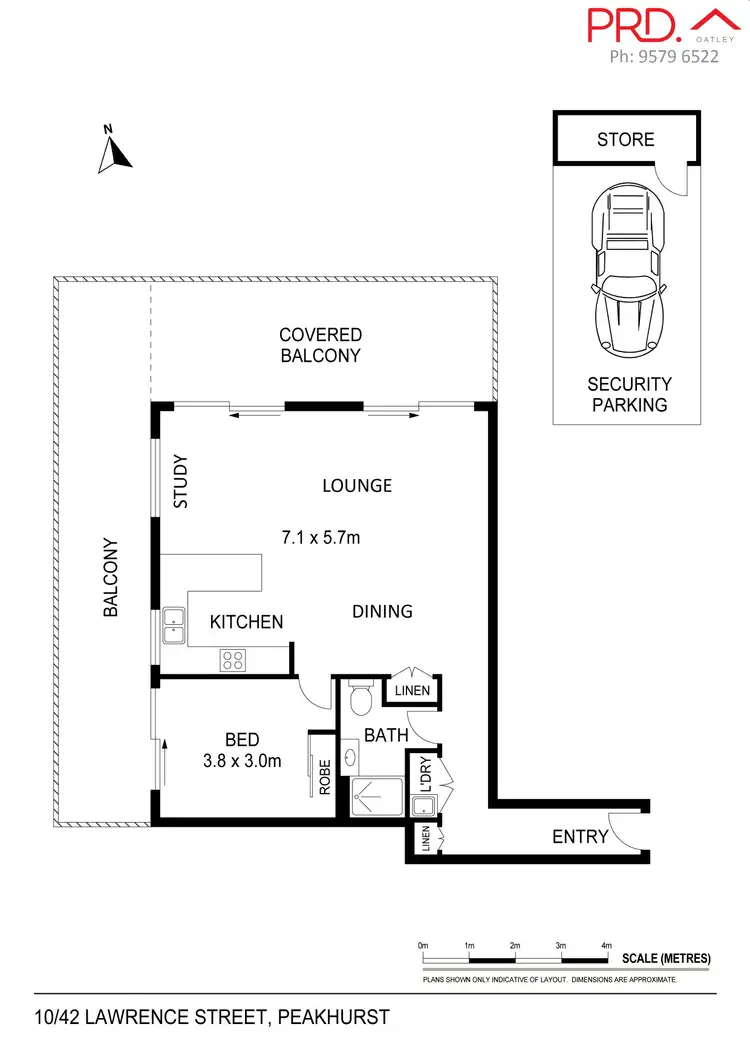 Floorplan of Homely unit listing, 10/42 Lawrence Street, Peakhurst NSW 2210