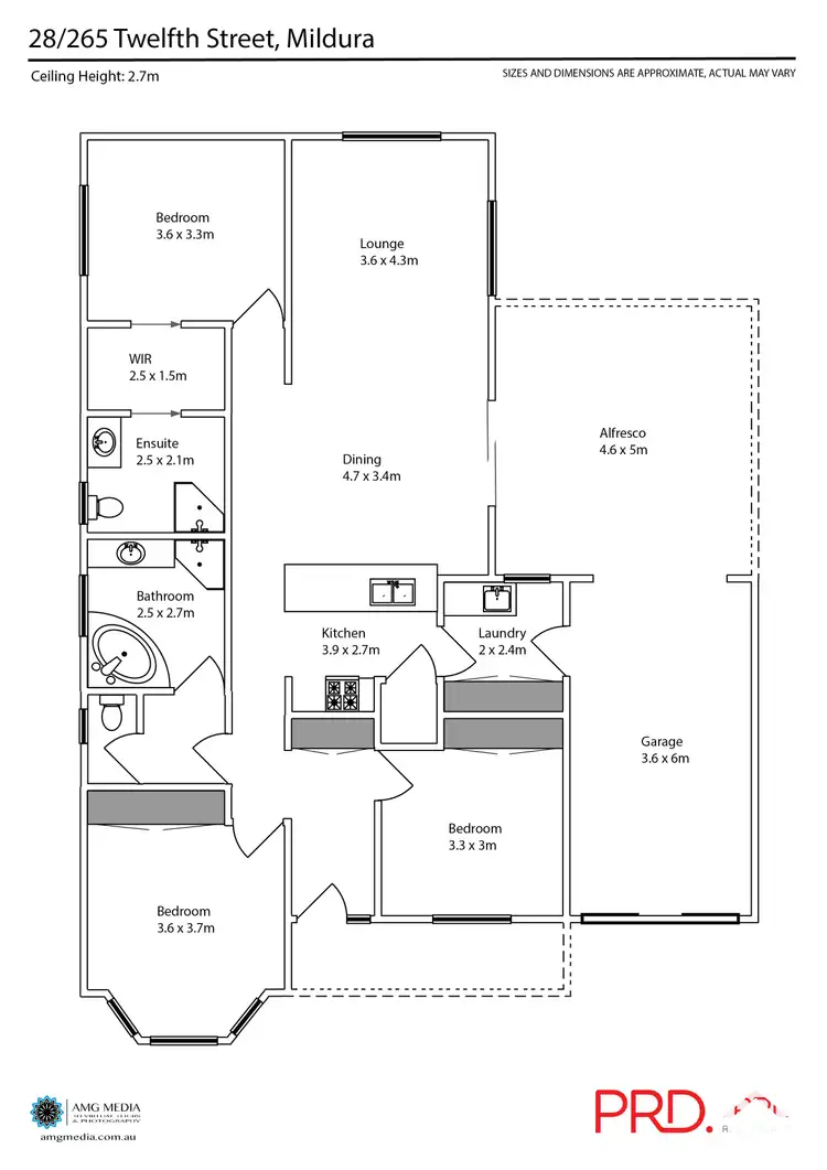 Floorplan of Homely townhouse listing, 28/265-283 Twelfth Street, Mildura VIC 3500