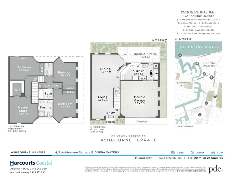 Floorplan of Homely house listing, 4/5 Ashbourne Terrace, Biggera Waters QLD 4216