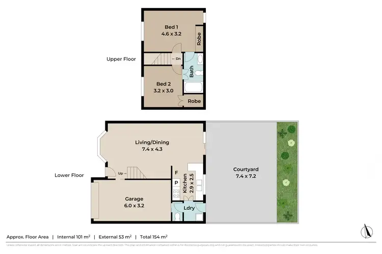 Floorplan of Homely townhouse listing, 6/332 Handford Road, Taigum QLD 4018