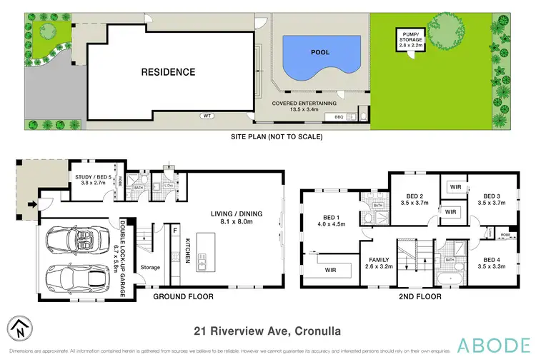 Floorplan of Homely house listing, 21 Riverview Avenue, Cronulla NSW 2230