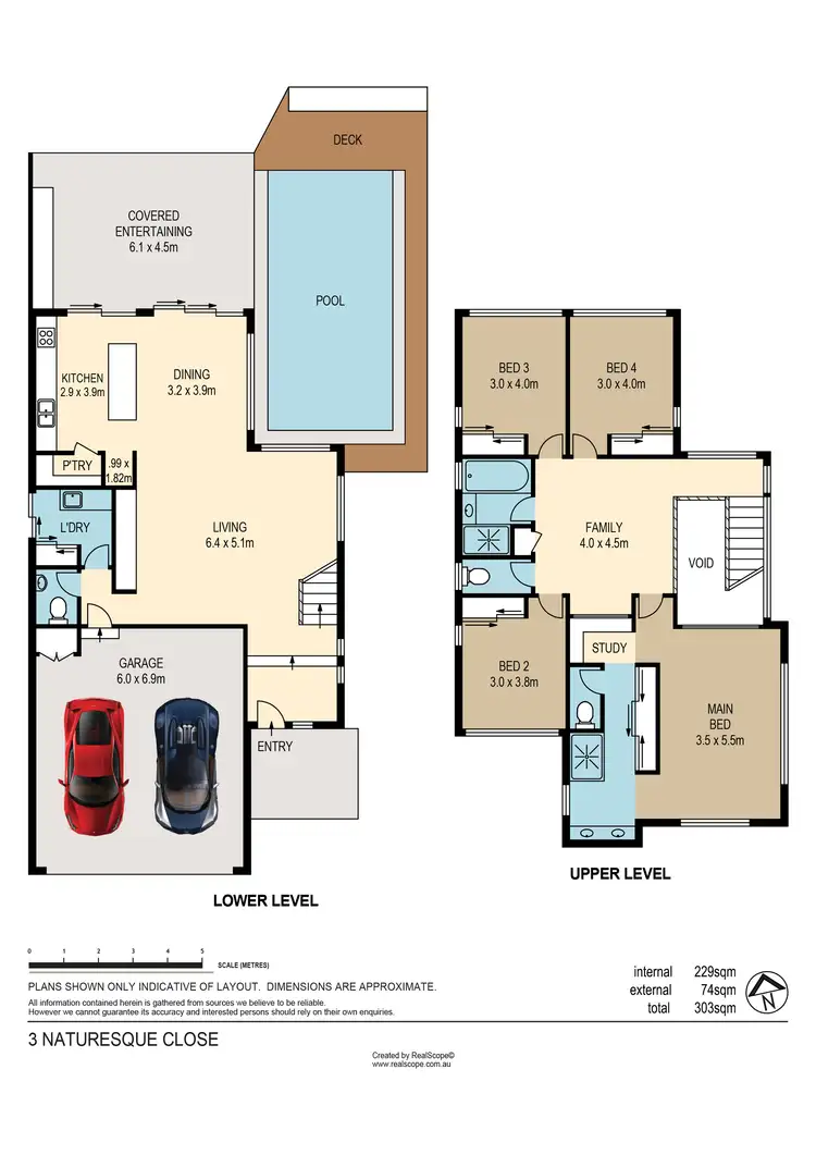 Floorplan of Homely house listing, 3 Naturesque Close, Mitchelton QLD 4053