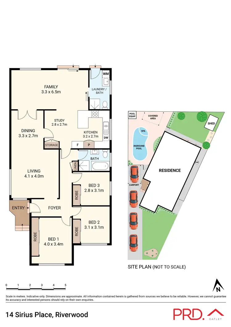 Floorplan of Homely house listing, 14 Sirius Place, Riverwood NSW 2210