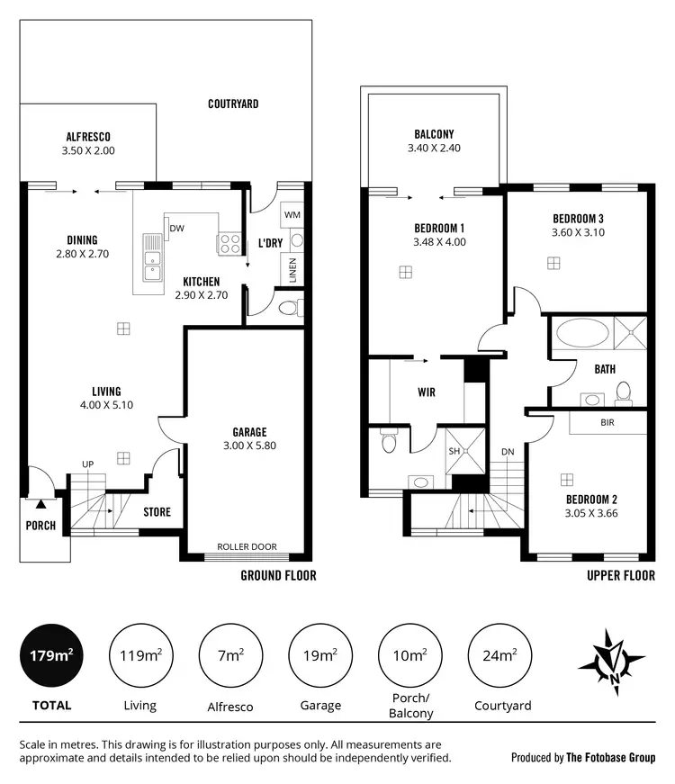 Floorplan of Homely townhouse listing, 7/70 Findon Road, Woodville West SA 5011