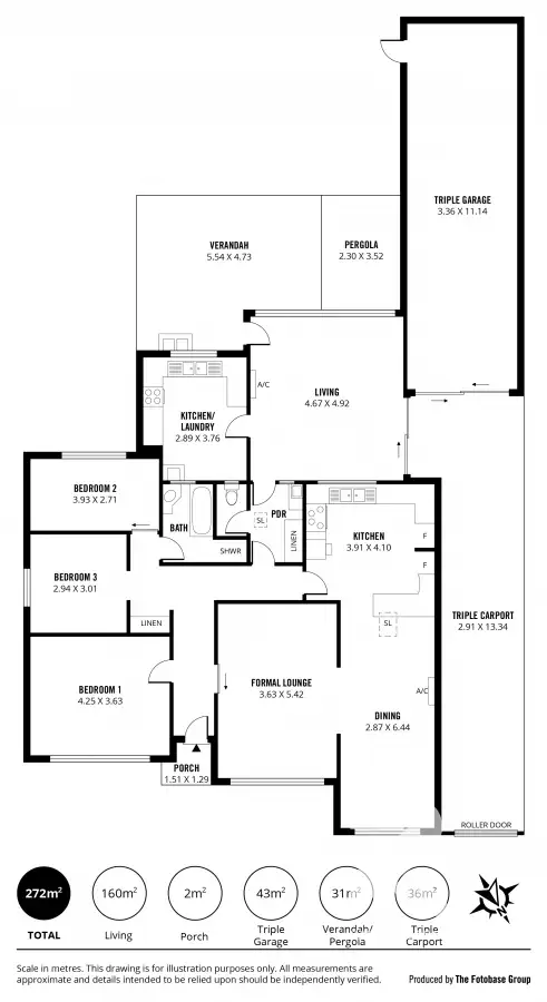 Floorplan of Homely house listing, 14 Hartog Street, Flinders Park SA 5025