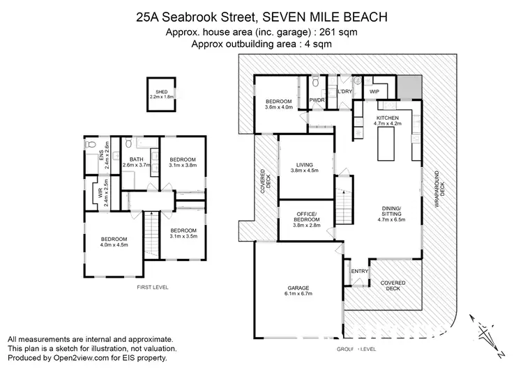 Floorplan of Homely house listing, 25a Seabrook Street, Seven Mile Beach TAS 7170