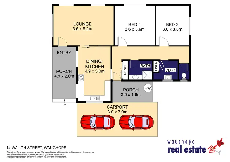 Floorplan of Homely house listing, 14 Waugh Street, Wauchope NSW 2446