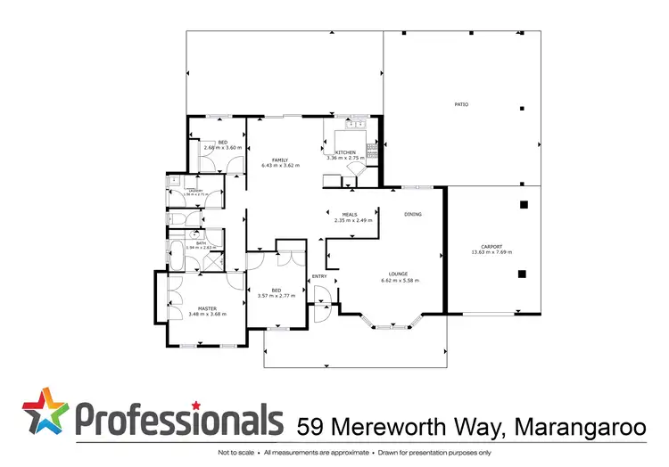 Floorplan of Homely house listing, 59 Mereworth Way, Marangaroo WA 6064