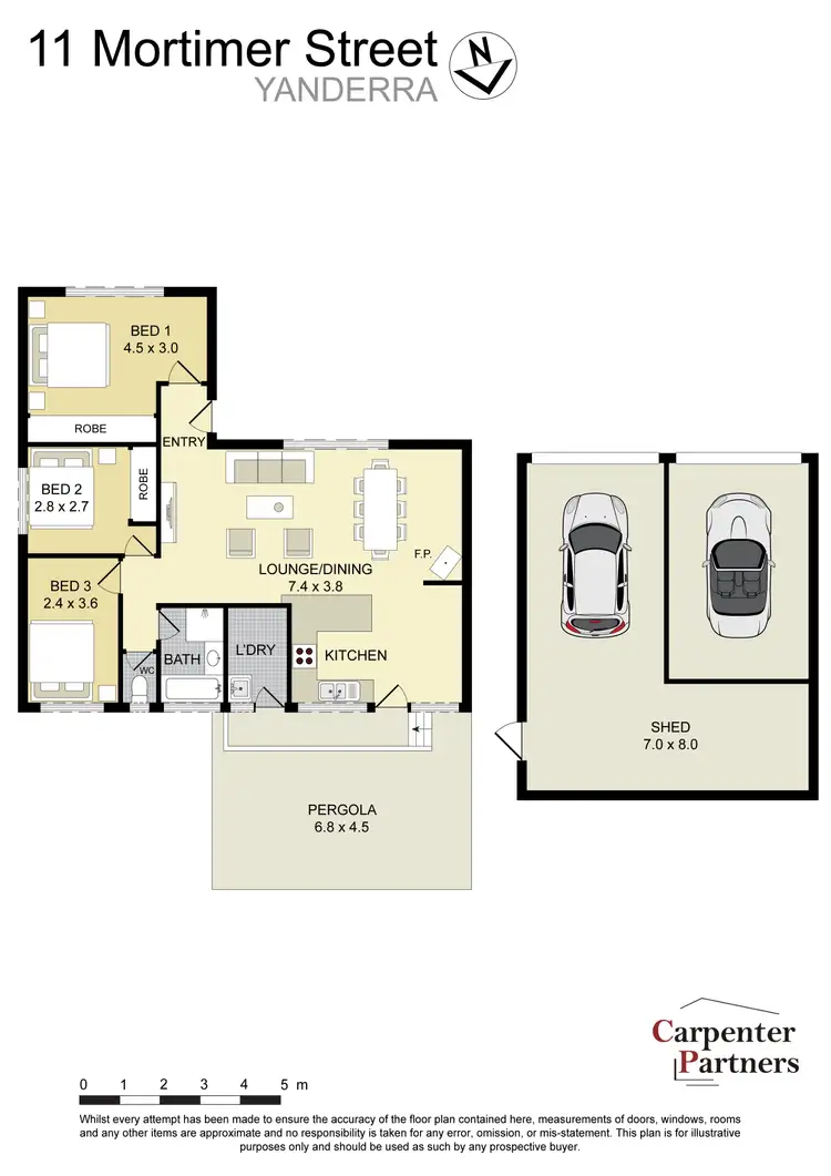 Floorplan of Homely house listing, 11 Mortimer Street, Yanderra NSW 2574