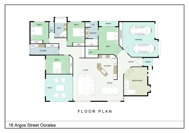 Floorplan of Homely house listing, 16 Argos Street, Ooralea QLD 4740