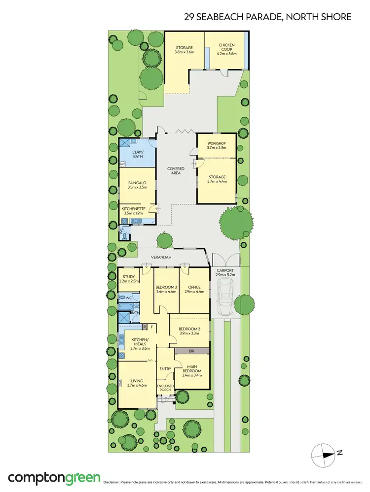Floorplan of Homely house listing, 29 Seabeach Parade, North Shore VIC 3214