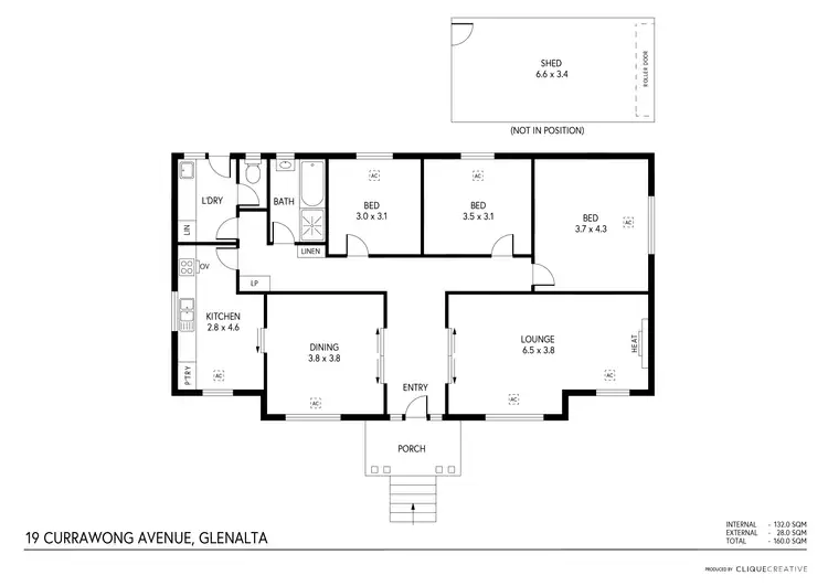 Floorplan of Homely house listing, 19 Currawong Avenue, Glenalta SA 5052