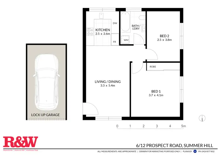 Floorplan of Homely apartment listing, 6/12 Prospect Road, Summer Hill NSW 2130