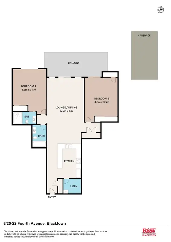 Floorplan of Homely unit listing, 6/20 Fourth Avenue, Blacktown NSW 2148