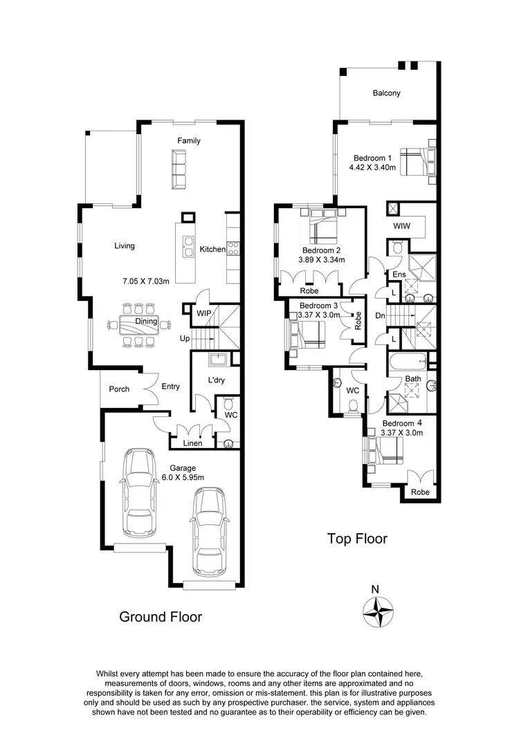 Floorplan of Homely townhouse listing, 6/21 Krantzcke Circuit, Nicholls ACT 2913