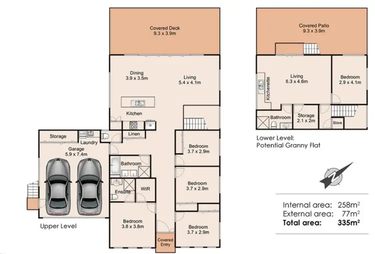 Floorplan of Homely house listing, 10 Angourie Crescent, Pacific Pines QLD 4211