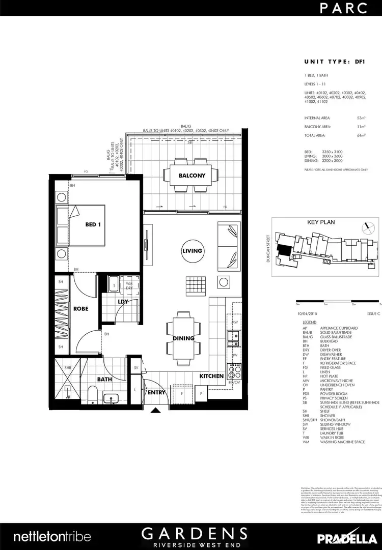 Floorplan of Homely apartment listing, 40402/50 Duncan Street, West End QLD 4101