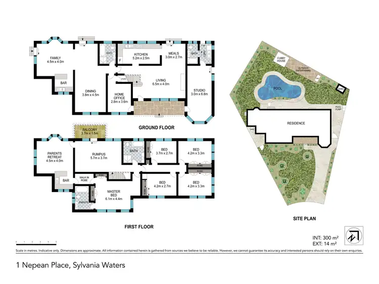 Floorplan of Homely house listing, 1 Nepean Place, Sylvania Waters NSW 2224