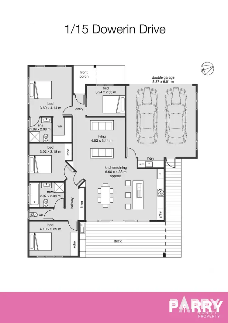 Floorplan of Homely house listing, 15 Dowerin Drive, Legana TAS 7277