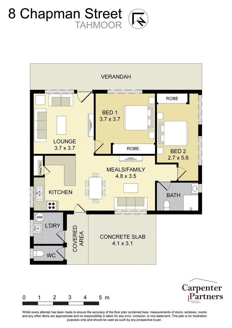 Floorplan of Homely house listing, 8 Chapman Street, Tahmoor NSW 2573