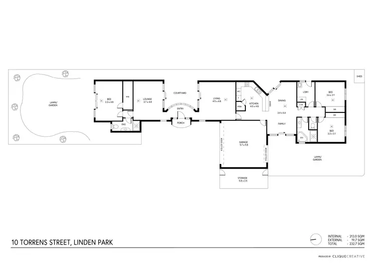 Floorplan of Homely house listing, 10 Torrens Street, Linden Park SA 5065