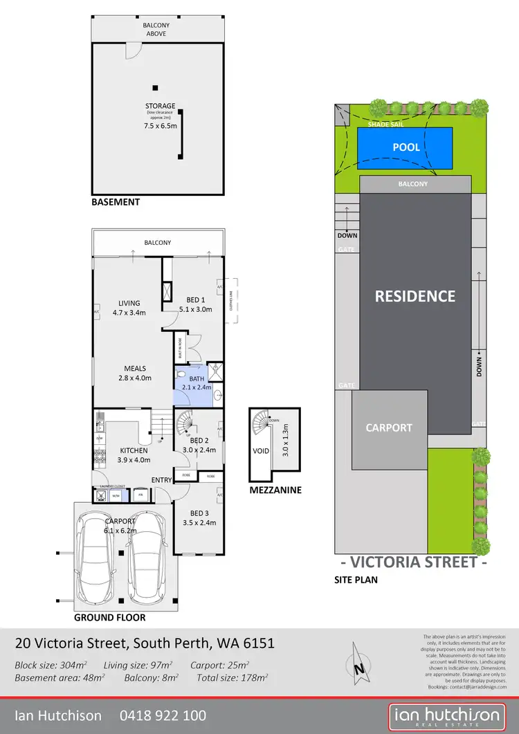 Floorplan of Homely house listing, 20 Victoria Street, South Perth WA 6151