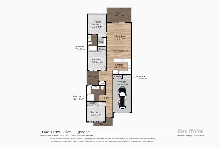 Floorplan of Homely house listing, 19 Mortimer Drive, Flagstone QLD 4280