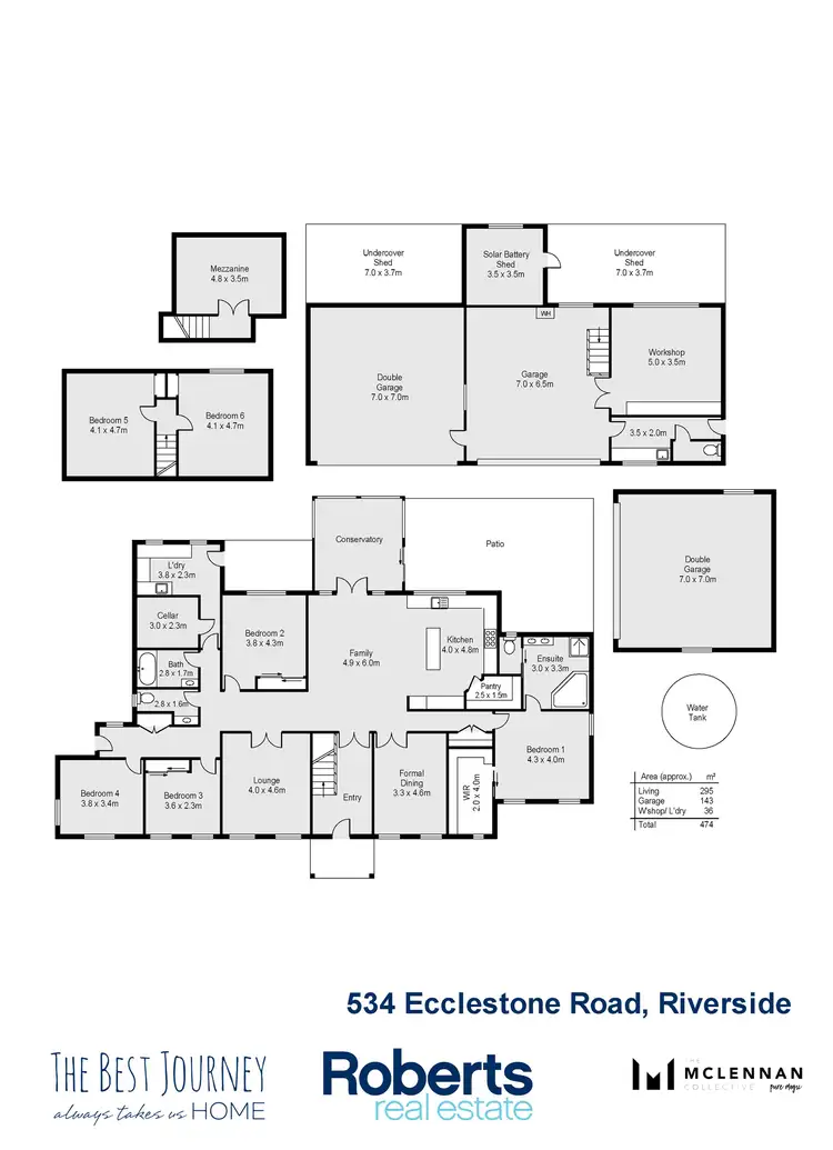 Floorplan of Homely house listing, 534 Ecclestone Road, Riverside TAS 7250