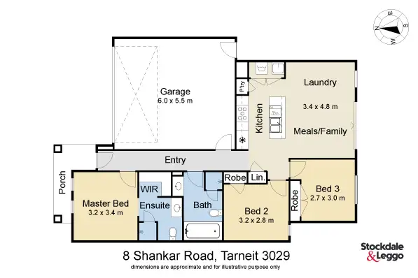 Floorplan of Homely house listing, 8 Shankar Road, Tarneit VIC 3029