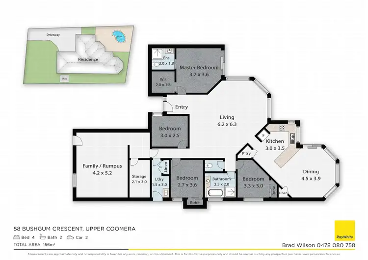 Floorplan of Homely house listing, 58 Bushgum Crescent, Upper Coomera QLD 4209