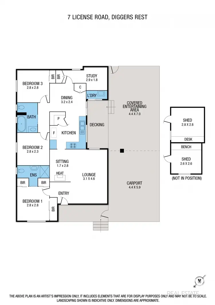Floorplan of Homely house listing, 7 License Road, Diggers Rest VIC 3427