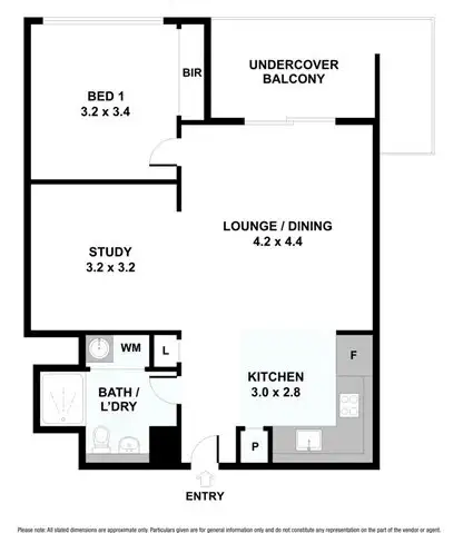 Floorplan of Homely apartment listing, 708/1 Mooltan Avenue, Macquarie Park NSW 2113