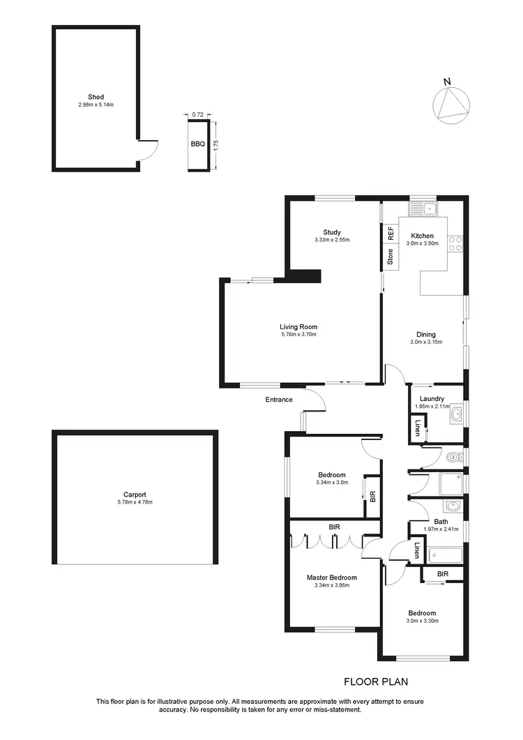 Floorplan of Homely house listing, 19 Kingston Street, Grovedale VIC 3216
