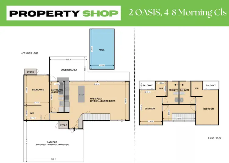 Floorplan of Homely townhouse listing, 2/4-8 Morning Close, Port Douglas QLD 4877