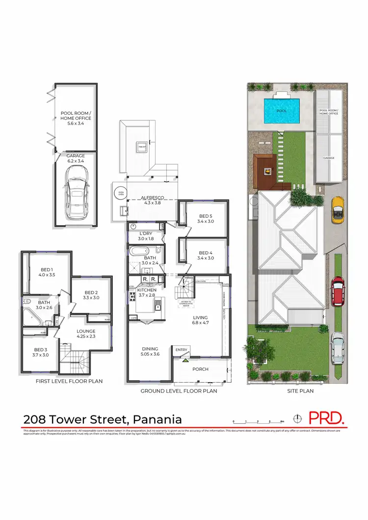 Floorplan of Homely house listing, 208 Tower Street, Panania NSW 2213
