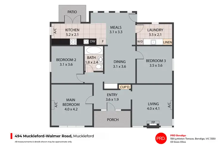 Floorplan of Homely house listing, 494 Muckleford-Walmer Road, Muckleford VIC 3451