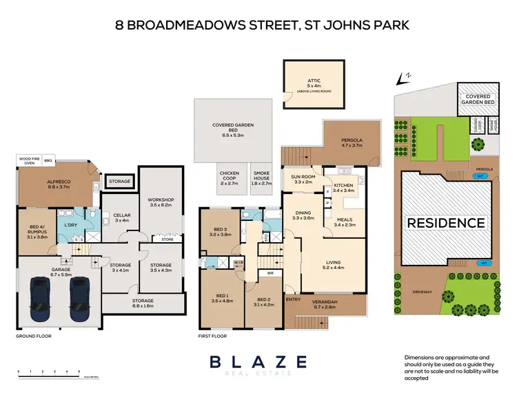 Floorplan of Homely house listing, 8 Broadmeadows Street, St Johns Park NSW 2176