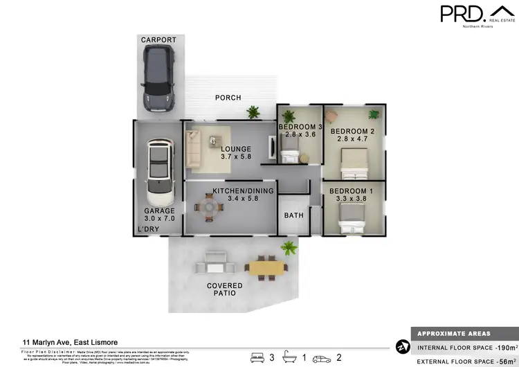 Floorplan of Homely house listing, 11 Marlyn Avenue, East Lismore NSW 2480